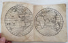 Geography & Astronomy Juvenile Primer 1823 school book w/ 7 maps & solar system