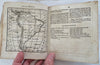 Geography & Astronomy Juvenile Primer 1823 school book w/ 7 maps & solar system