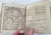 Geography & Astronomy Juvenile Primer 1823 school book w/ 7 maps & solar system