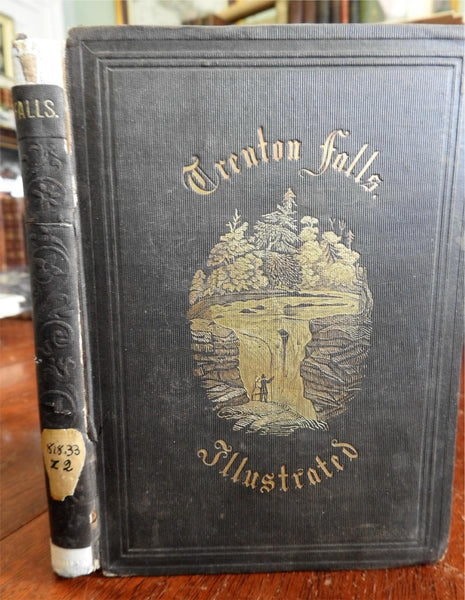 Trenton Falls New York Picturesque 1851 N. Parker Willis illustrated book