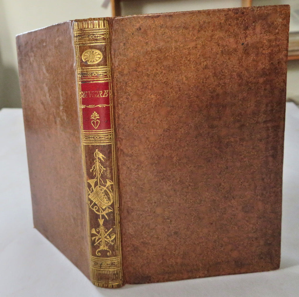 William Congreve Collected Poetry 1778 beautiful gilt leather binding