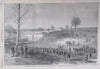 Lincoln's 2nd Inauguration 55th Massachusetts 1865 Harper's Civil War newspaper