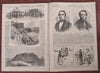 1st Thanksgiving Day Family Dinner U.S. Grant 1865 Harper's Civil War newspaper
