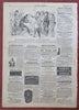 Black Soldiers Battle Scene Nast Minie Rifle 1863 Harper's Civil War newspaper