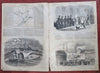 Emancipation Thomas Nast Print Winslow Homer 1863 Harper's Civil War newspaper