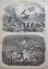 Gettysburg PA Scenes of Battle Longstreet 1863 Harper's Civil War newspaper