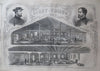 Lincoln Proclaims 1st National Thanksgiving Libey Prison 1863 Harper's Civil War