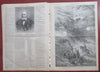 Santa Claus Christmas Eve dbl. pg. by Nast 1863 Harper's Civil War newspaper
