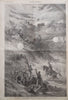 Santa Claus Christmas Eve dbl. pg. by Nast 1863 Harper's Civil War newspaper