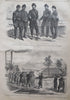 Winslow Homer Pay Day Army of Potomac map 1863 Harper's Civil War newspaper