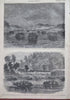 Chattanooga Tennessee Army of the Cumberland 1863 Harper's Civil War newspaper
