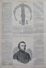 Chattanooga Tennessee Army of the Cumberland 1863 Harper's Civil War newspaper