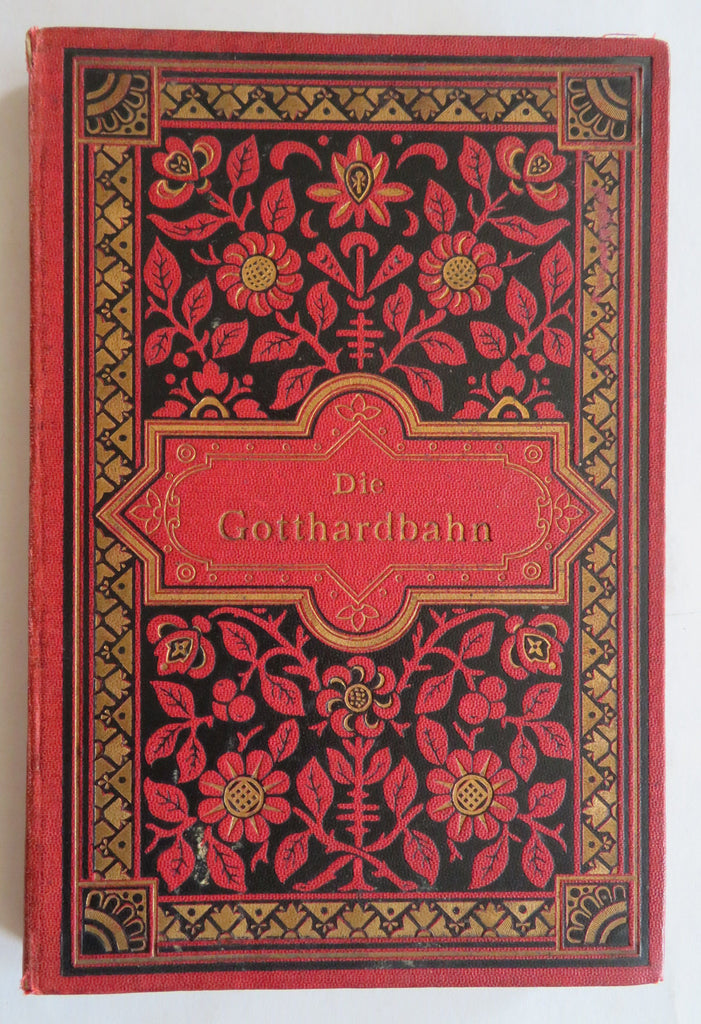 Gotthardbahn Switzerland Tourist Album 1893 real photo souvenir album