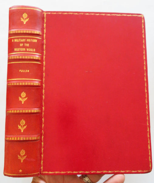 Western Military History Ancient Greece Crusades 1954 Fuller fine leather book