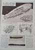 Zeppelin Diagram Japan Election 1936 rare Illustrated UK News magazine Issue