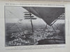 Graf Zeppelin Dirigible Test Flight 1908 rare UK Illustrated News magazine