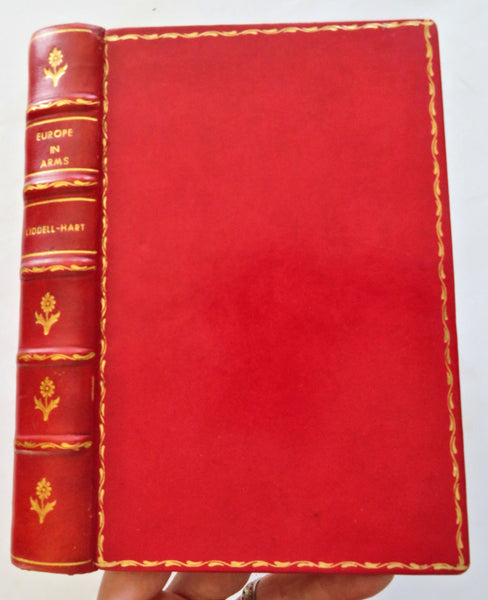 Europe in Arms Pre-WWII Military Buildup Spanish Civil War 1937 leather book