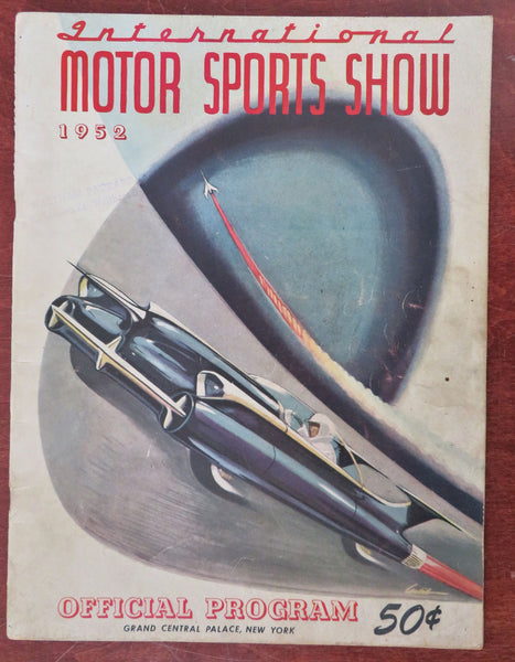 International Motor Sports Show 1952 Official Program pictorial souvenir book