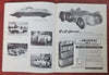 International Motor Sports Show 1952 Official Program pictorial souvenir book
