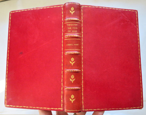 Through the Fog of War WWI Military History 1938 Hart leather book