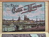 Rhine River Panorama Cologne Mainz Decorative Vignettes c. 1895 souvenir album