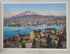 Lucerne Switzerland Uri Schwyz Unterwalden c. 1910 travel souvenir album