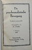Psycholanalytische Bewegung German Freudian Psychology Journal 1929 Freud