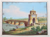 Rome Italy Roma Italia 53 hand colored prints c. 1860's large unique view album