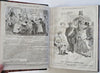 Punch Magazine Volume 30 1856 U.K. leather pictorial bound periodical