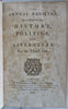 Annual Register 1799 European History Politics Literature people leather book