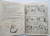 Punch Magazine 1866 U.K. w/ many fine wood engravings wonderful old leather book
