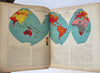 Rand McNally World Atlas 1936 lovely leather monumental book maps