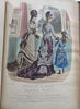 French Fashion w/ 67 lovely hand color plates 1875-76 Revue de la Mode book
