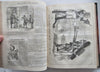 Punch Magazine full of wood engravings 1859 U.K. fine leather periodical