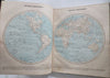 World Geography Cultures People 1873 Mary Hall book w/ 19 maps wood engravings