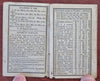 Miniature Almanack for 1833 Boston Planting Zodiac Calendar small book