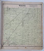 Michigan Cass County 1872 Atlas 20 color maps Silver Creek La Grange Pokagon