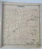 Michigan Cass County 1872 Atlas 20 color maps Silver Creek La Grange Pokagon