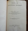 Essays Educational Reformers 1896 Robert Henry Quick pedagogy leather book