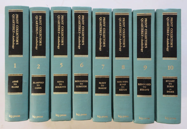 Print Collector's Quarterly 1977 Print Makers illustrated reference set 8 vols