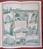 St. Paul Minnesota c.1935 scarce nice tourist travel promo w/ cartoon map views