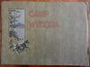 Wynona Summer Camp for Girls Lake Morey Vermont 1924 photo album booklet