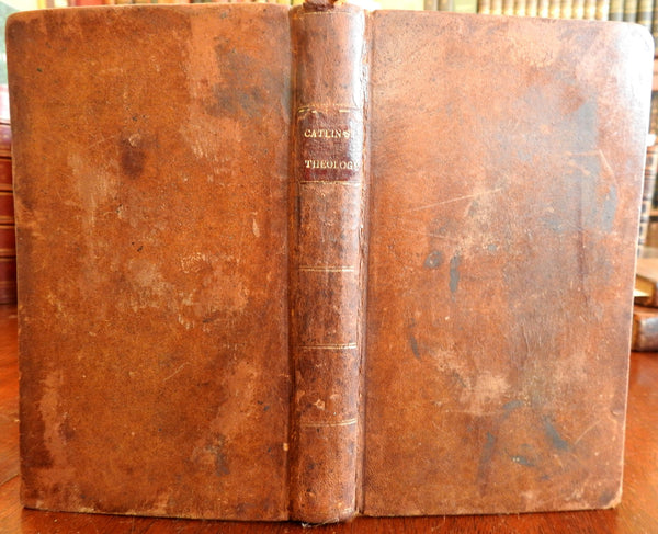 Caitlin's Theology Christian Religious Philosophy 1824 American edition old book