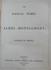 Collected Poetry of James Montgomery 1850 lovely gift edition old leather book