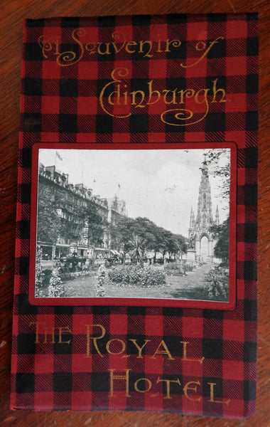 Edinburgh Royal Hotel Scotland souvenir 1910-20 illustrated tourist's guide