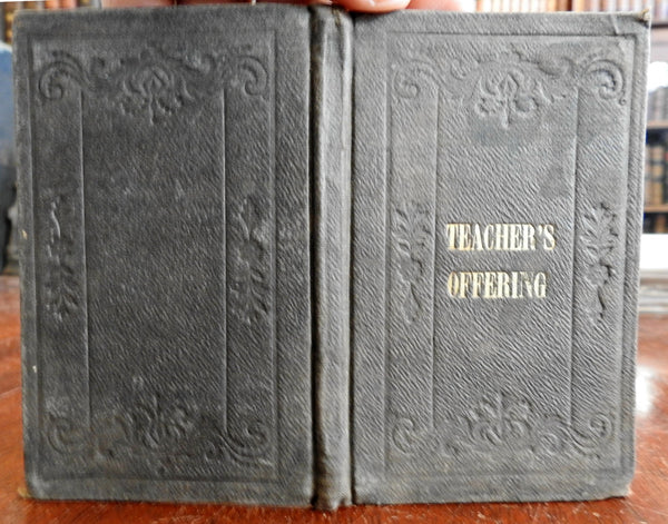 Teacher's Offering Fitchburg Mass. 1848 Reward of Merit student gift award book