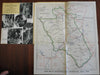 Glacier National Park Rocky Mountains 1940 illustrated travel guide w/ lg. map