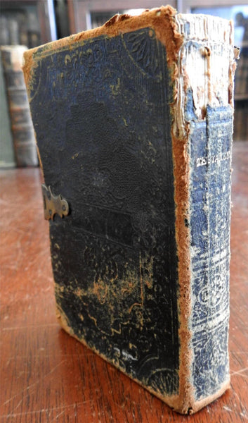 New Testament Holy Bible 1856 Dover New Hampshire early owner J.H. Hutchins