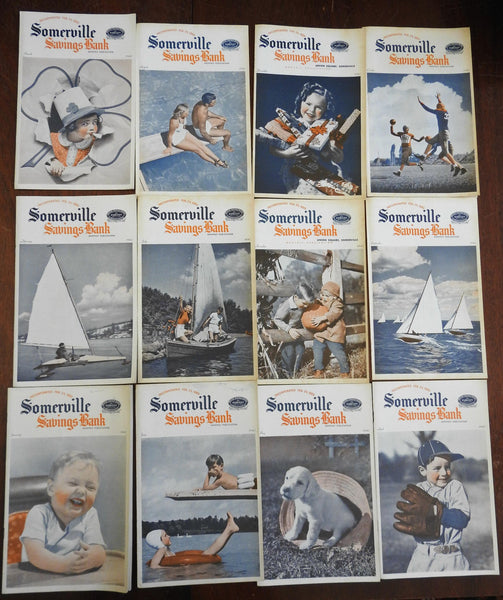 Somerville Massachusetts Savings Bank 12 magazines 1940 American life