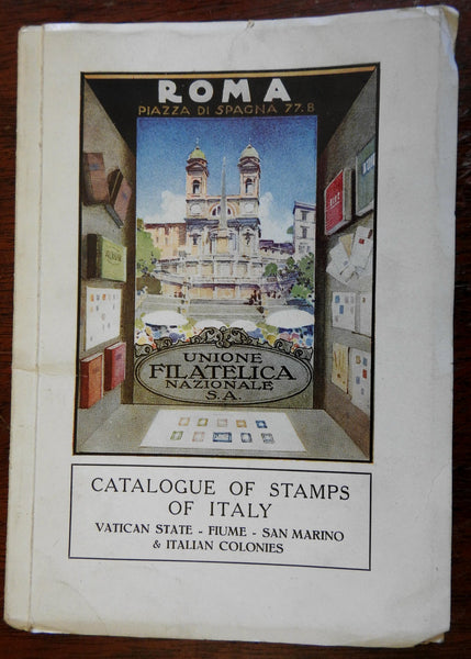 Stamps of Italy Italia Philately 1930 pictorial book stamp collecting scarce